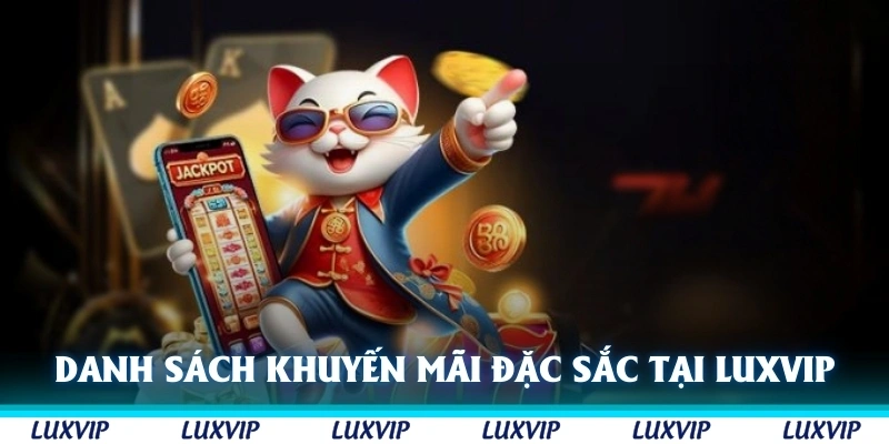 Danh sách các khuyến mãi đặc sắc, có 1 0 2 tại Luxvip